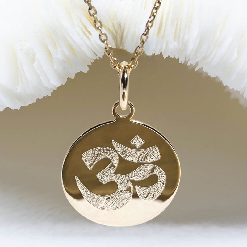 Symbole OM mandala - collier & pendentif