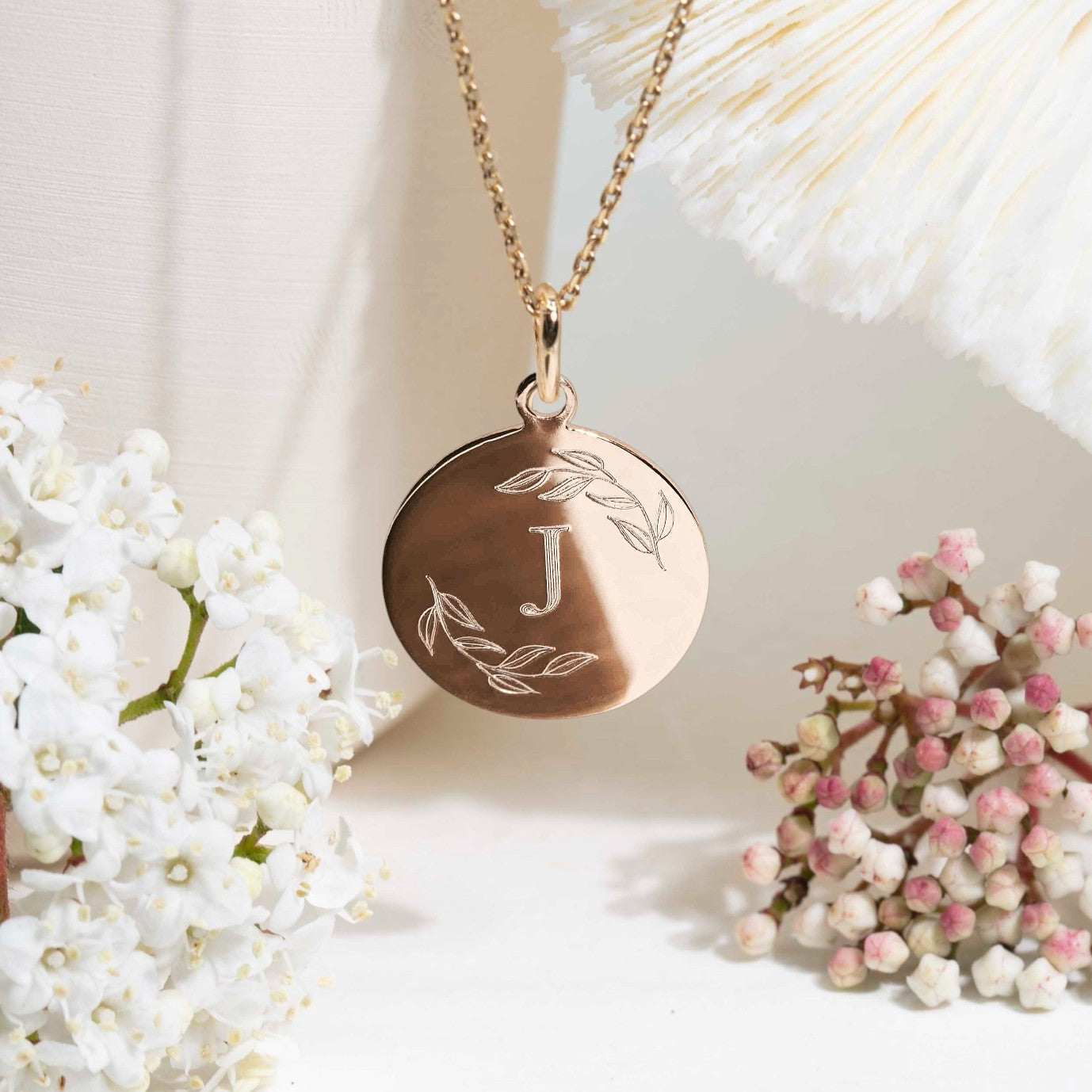 médaille baptême initlale garçon moderne en argent 925, cadeau de baptême garçon