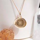 SRI YANTRA - Médaille gravée 17 mm