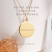 Votre design créé et gravé pour vous par DeepStones - Médaille 17mm