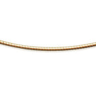 Collier jonc 42 cm - plaqué or