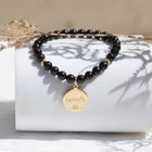 Bracelet protection en obsidienne - BLACK OBISIDIAN
