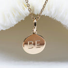 letter charm necklace