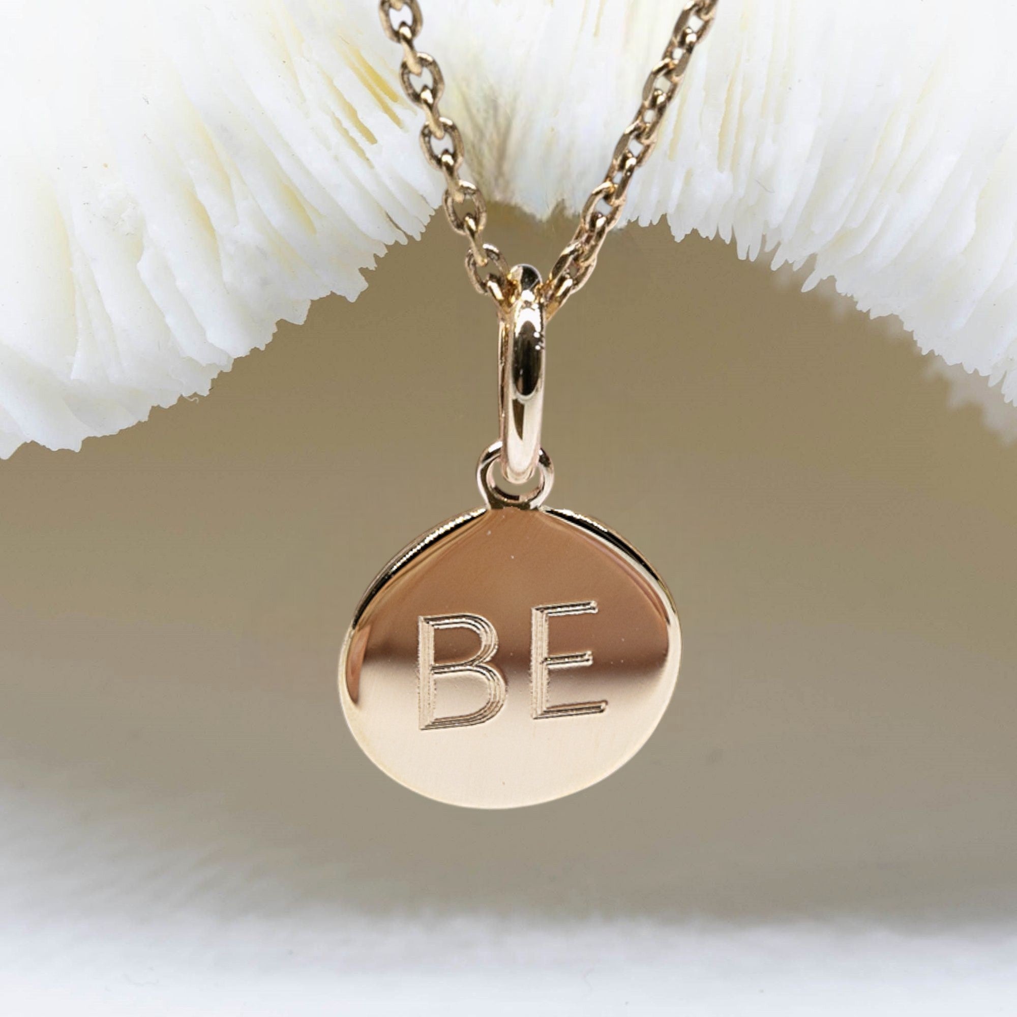 letter charm necklace