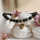 INITIALES DOUBLES - charm gravé