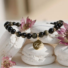 INITIALES DOUBLES - charm gravé