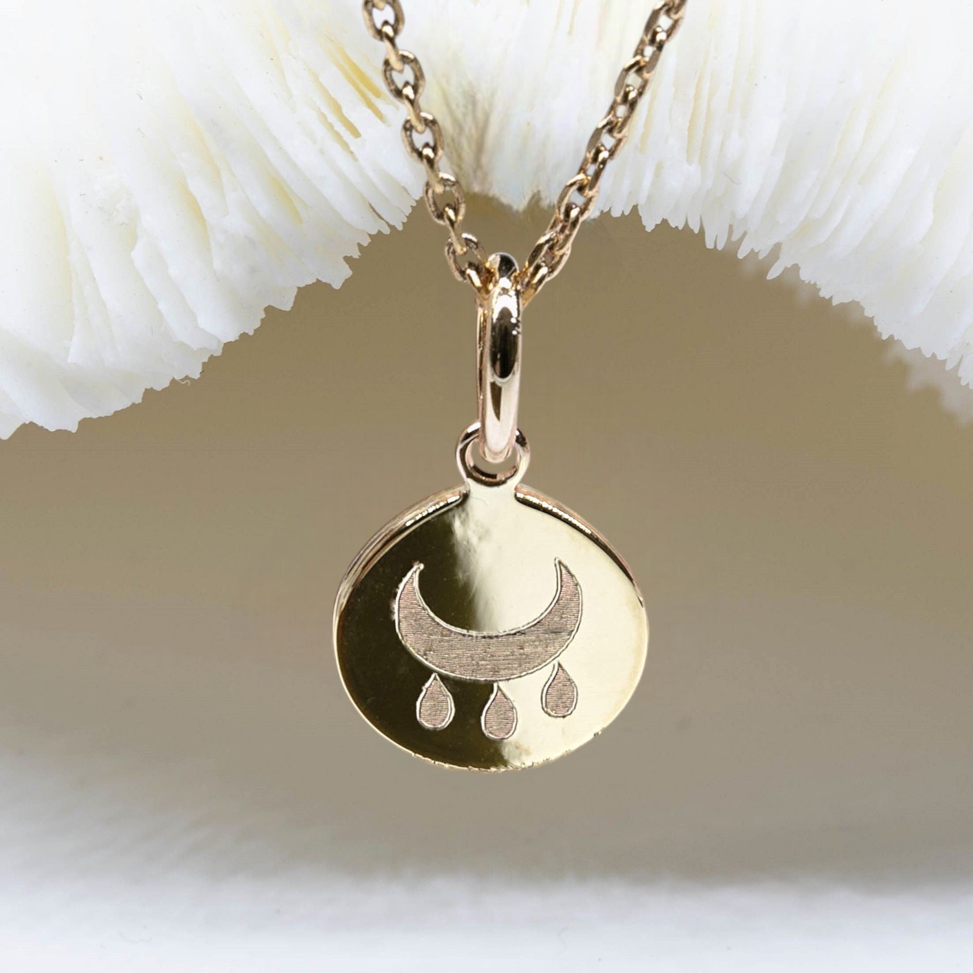 charm lune - bijou féminin sacré