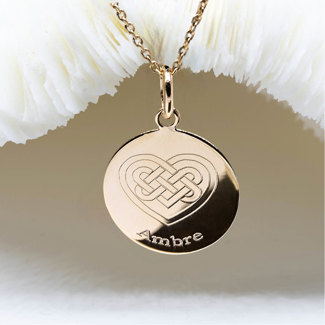 bijoux noeud celtique - coeur noeud celte