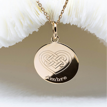 bijoux noeud celtique - coeur noeud celte