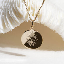 Collier signe astrologique VERSEAU plaqué or ou argent 925