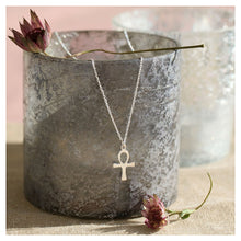 collier Ankh Argent