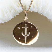 Collier épée lune
