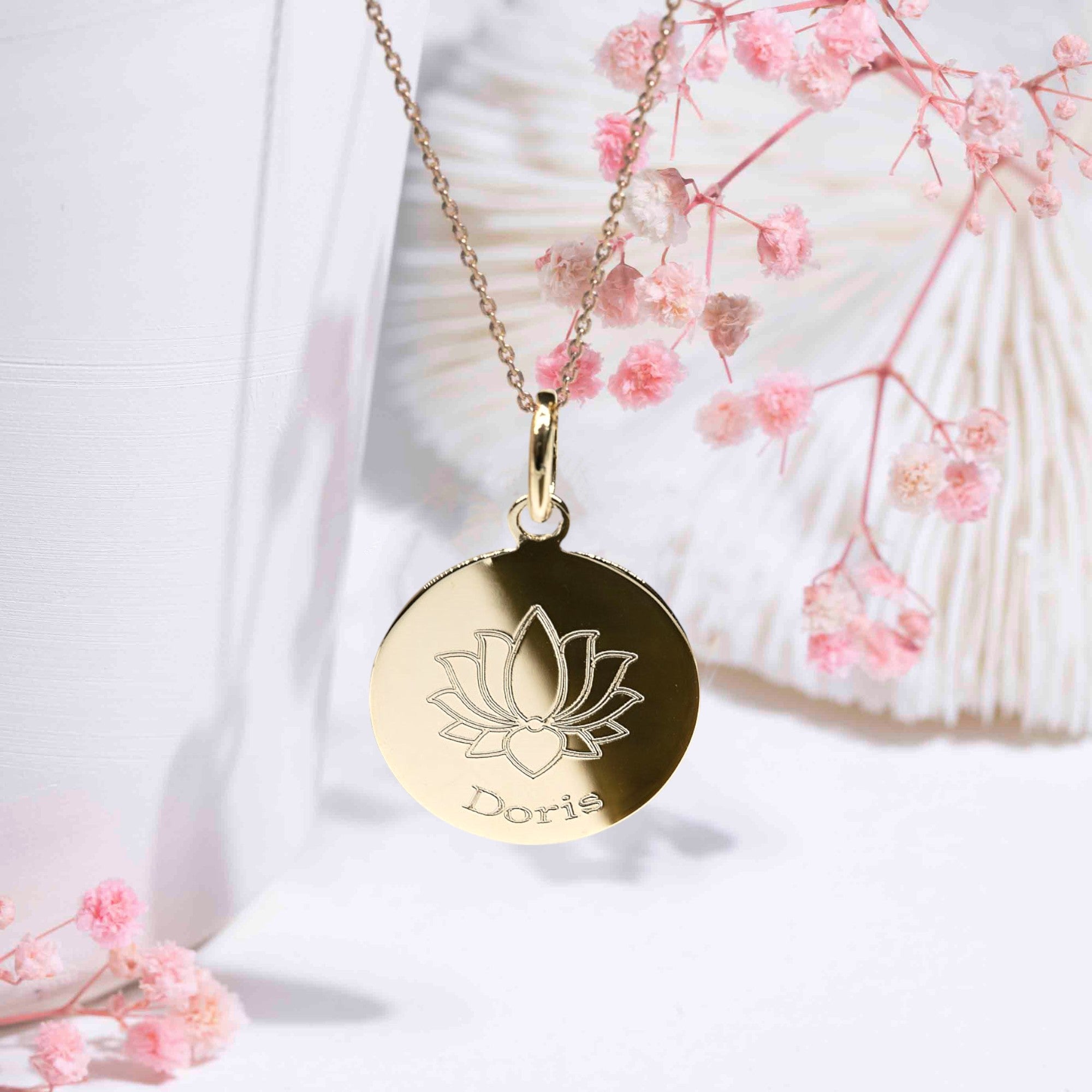 collier fleur de lotus