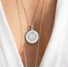 collier SACRE COEUR modèle VERSAILLES en argent 925 - bijou de baptême chrétien pour adultes ou enfant