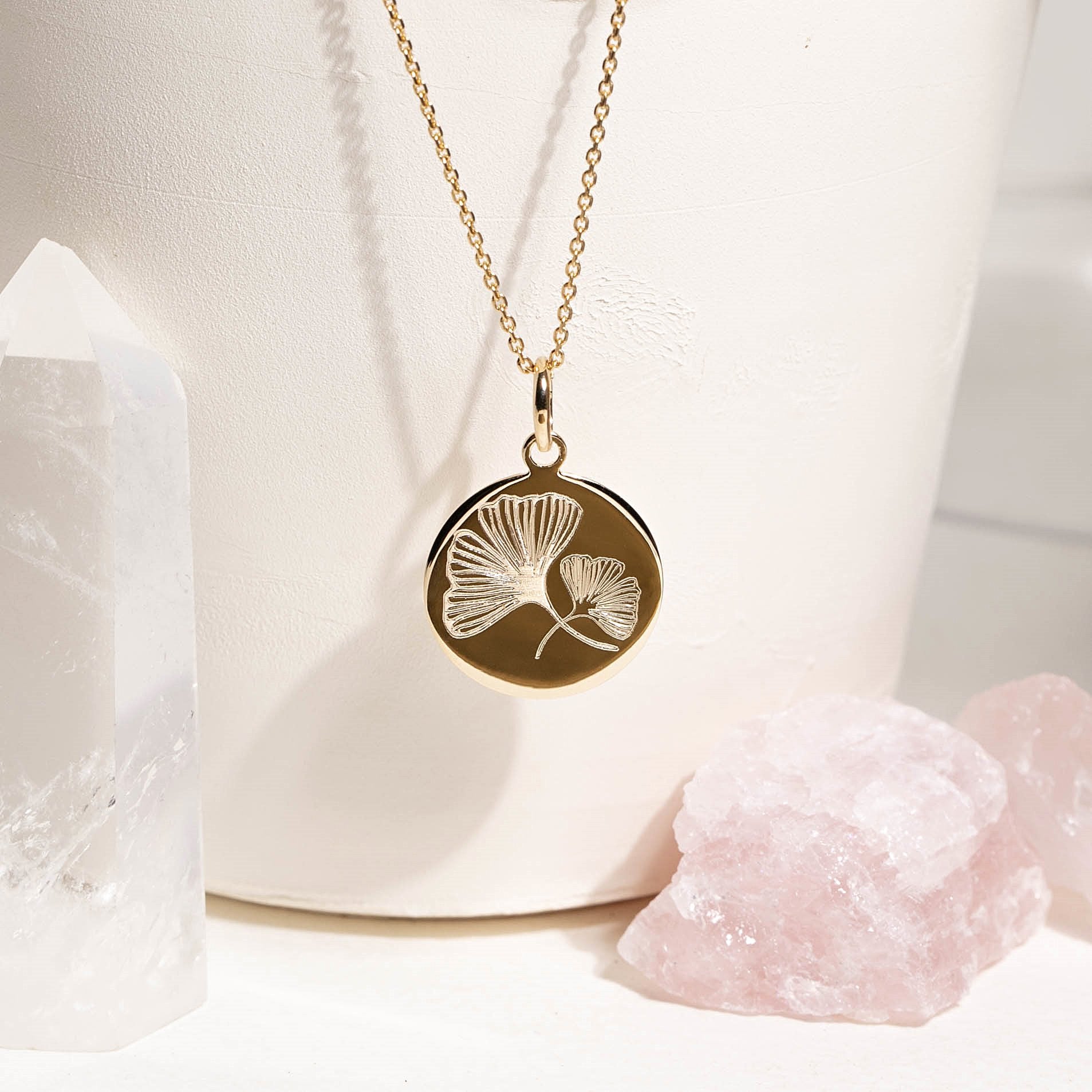 Pendentif Ginkgo biloba