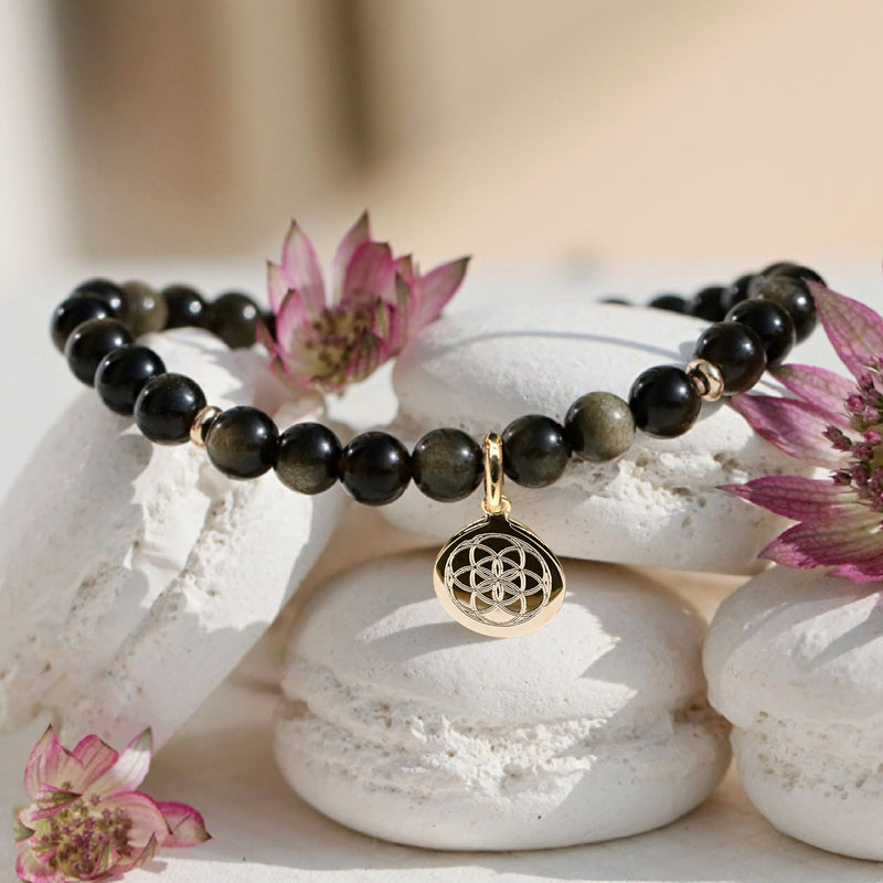 GRAINE DE VIE - charm gravé