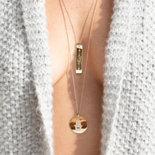 collier HAMSA main de Fatma et fleur de vie plaqué or - Atelier DeepStones