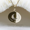 LIVE BY THE SUN • LOVE BY THE MOON - médaille 17mm double face