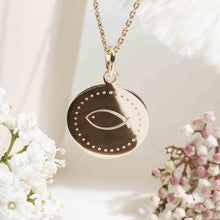 bijou de baptême poisson ICTUS, symbole chrétien pour baptême fille ou garçon