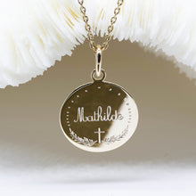 Médaille baptême 17 MM - Mathilde