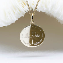 Médaille baptême 17 MM - Mathilde