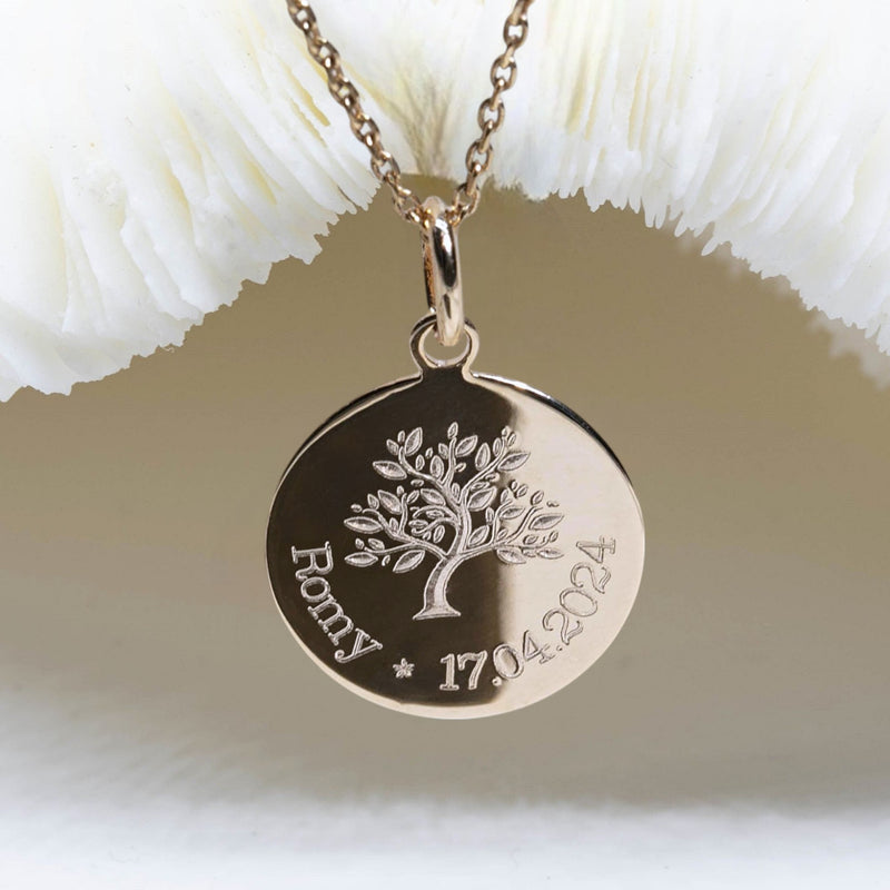 Médaille baptême arbre de vie