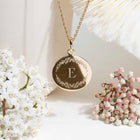medaille bapteme avec initiale