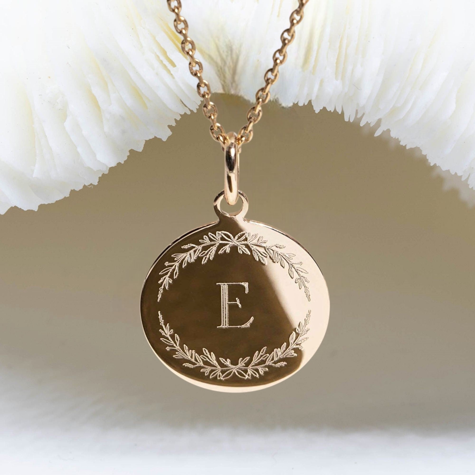 medaille bapteme initiale