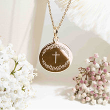 medaille bapteme croix