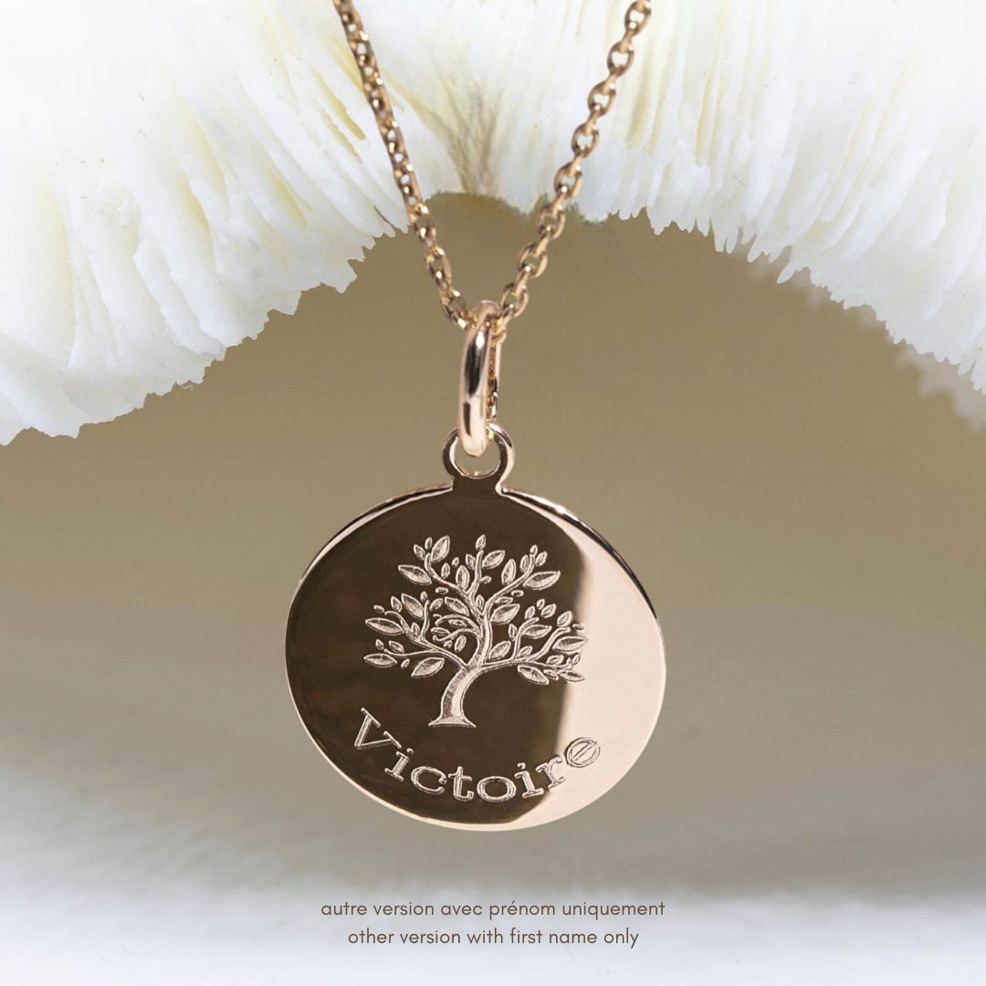 médaille de baptême arbre de vie