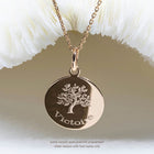 médaille de baptême arbre de vie