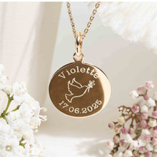 medaille de bapteme colombe 
