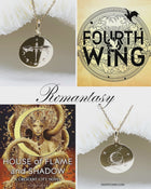 Romantasy gift Fourth Wing Acotar Quiksilver Crescent City
