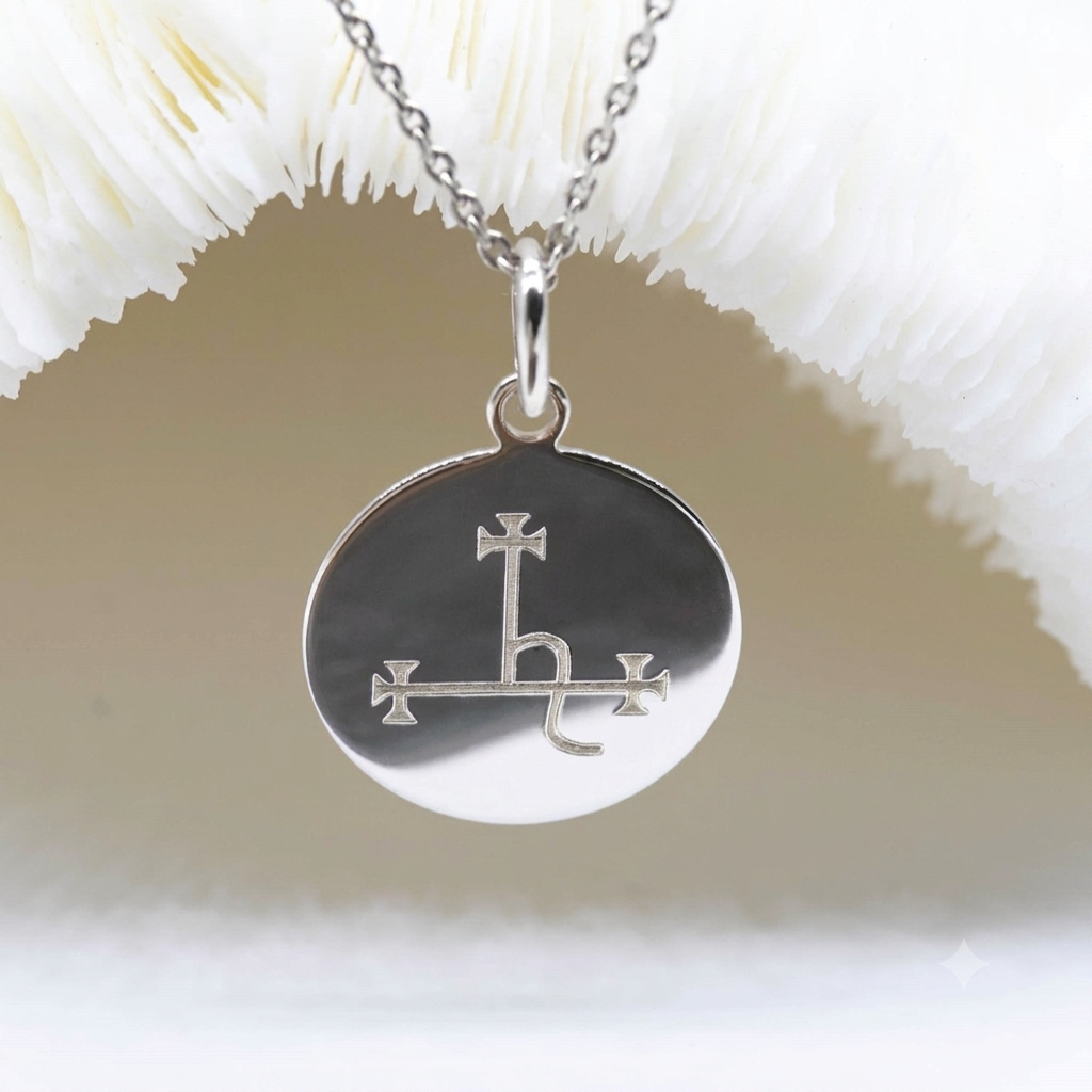 Médaille gravée 17 mm -  SIGIL de LILITH