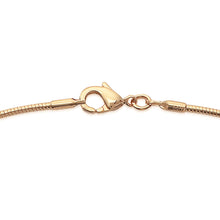 Collier jonc 42 cm - plaqué or