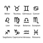 signes astrologiques du zodaique