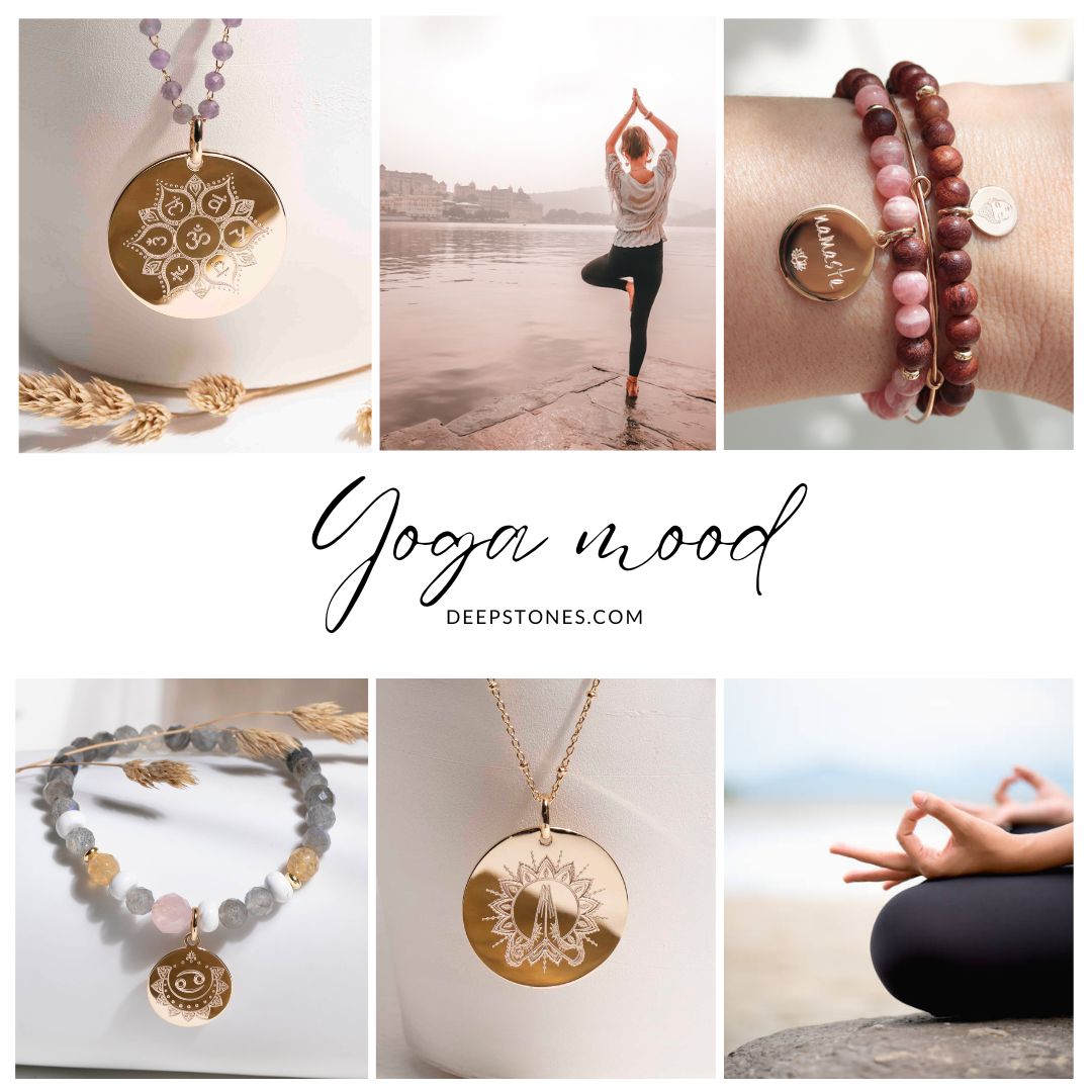 Bijoux yoga - collier bracelet & pendentif yoga