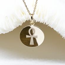 Médaille gravée 17 mm - CROIX d'ANKH