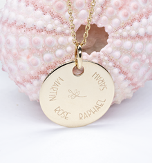 Médaille gravée personnalisée 19MM - MARTIN & ROSE