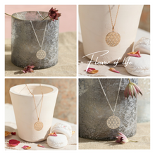 Collier Fleur de vie - argent