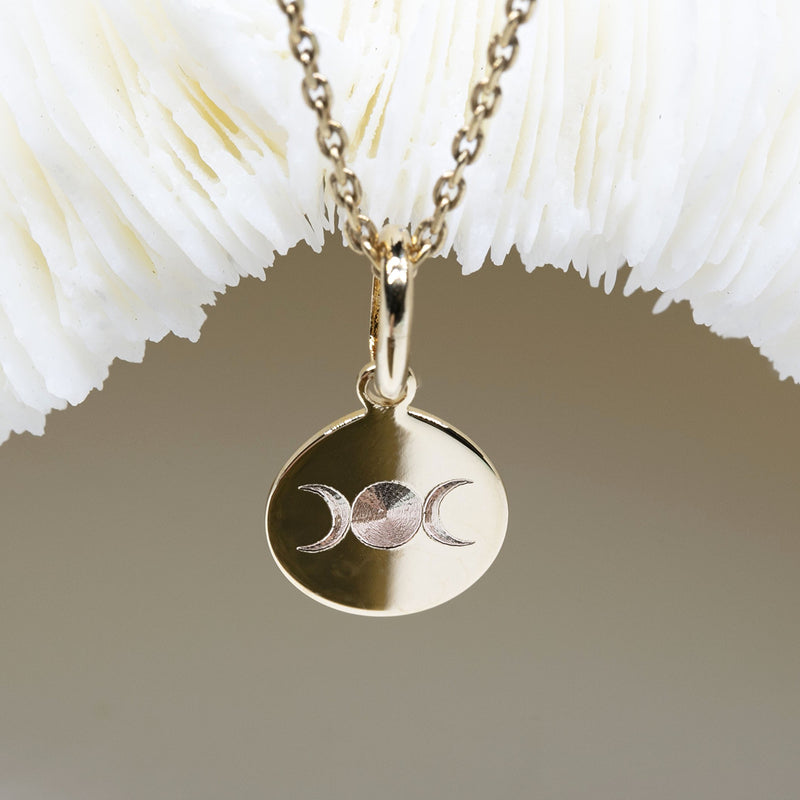 Collier triple déesse - féminin sacré 