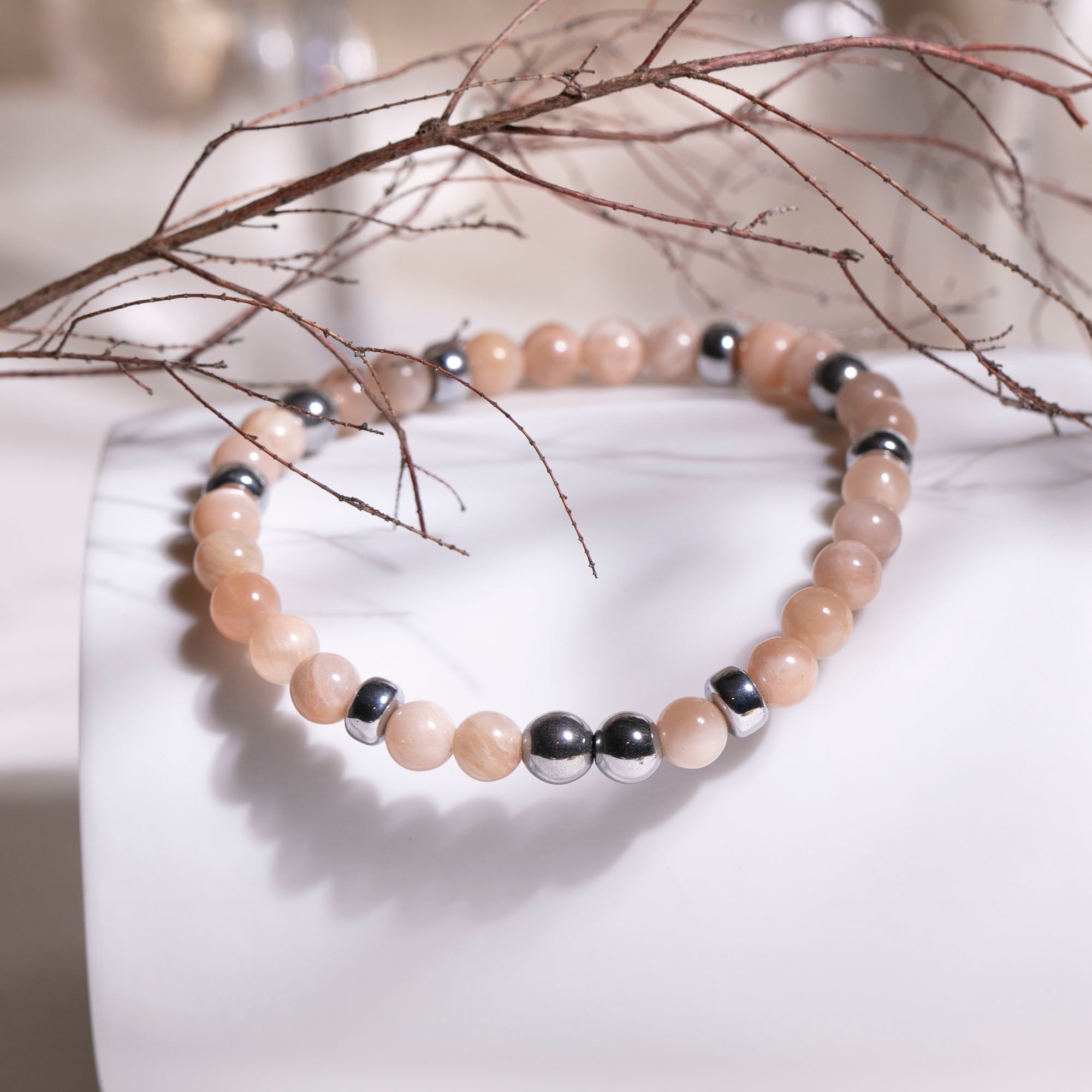bracelet homme pierre naturelle personnalisé