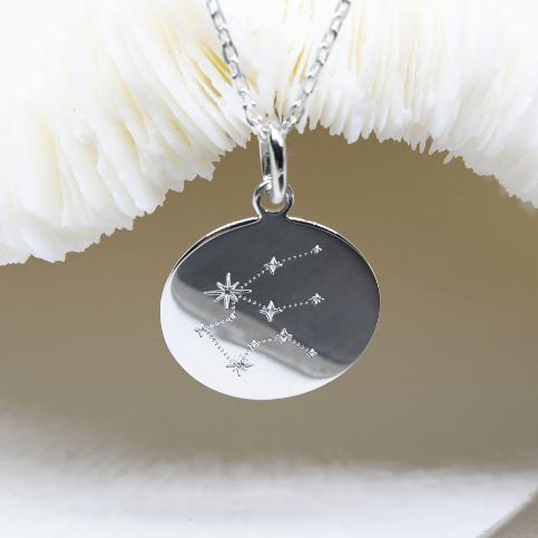 Collier constellation VERSEAU bijoux signe astrologique du