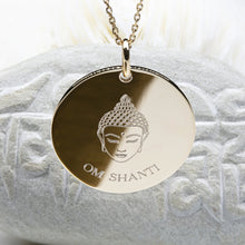 Bijoux yoga - Collier Bouddha Om Shanti - bijoux Deepstones Lithothérapie