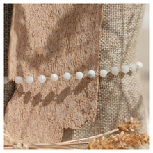 bracelet pierre de lune plaque or