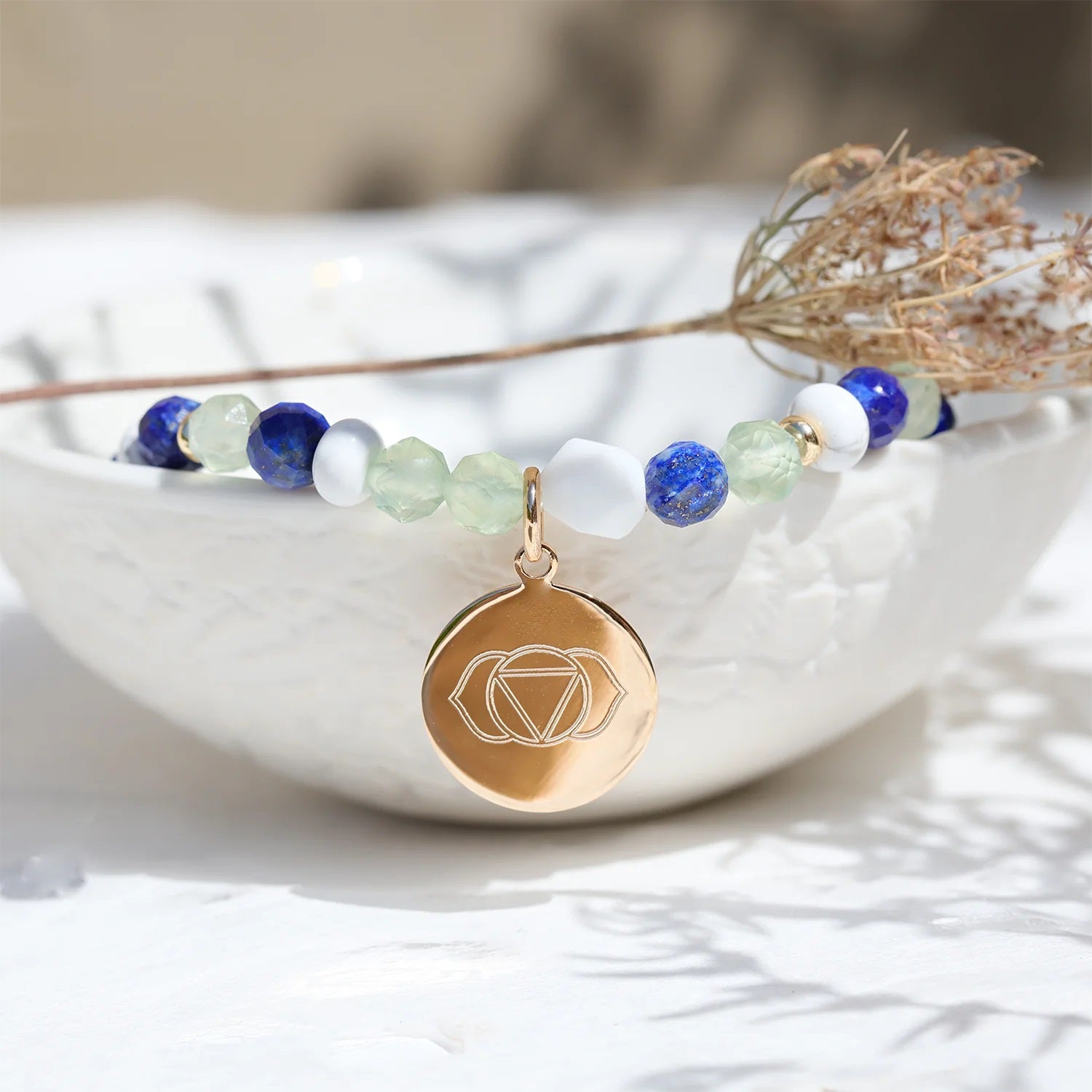 Bracelet quartz rose & cristal de roche pour le chakra du coeur ☆ –  DeepStones