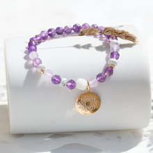 bracelet pierres naturelles chakra coronal eepStones