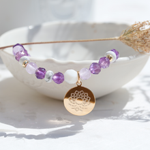 chakra coronal bracelet pierres naturelles DeepStones