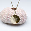 chakra du racine collier Muladhara ★ Médaille gravée ★ Bijoux DeepStones Lithothérapie