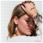 Boucle d'oreille solo cristal de roche ★ bijou pierre naturelle ★ DeepStones